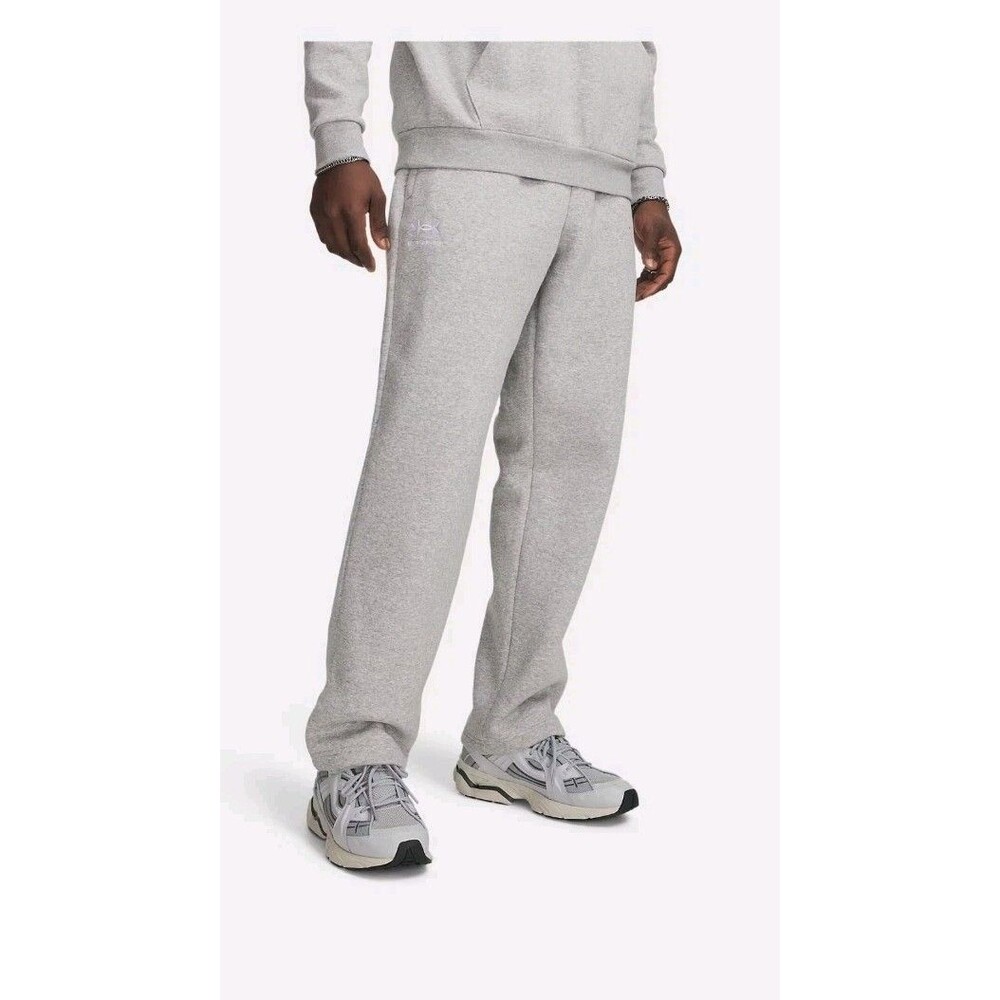 Under Armour Icon Mens Fleece Sweatpants Gray Size Large Pants Straight Leg